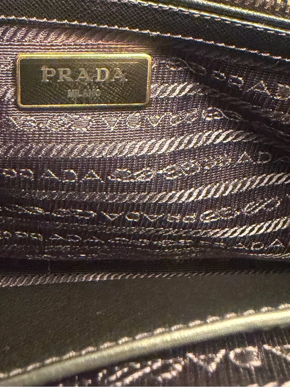 Prada Black Saffiano Galeria Bag